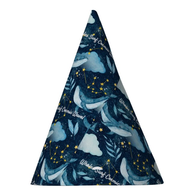 Chapeaux De Fêtes Baleines Surf Vagues cosmiques Design Constellatio (Droite)