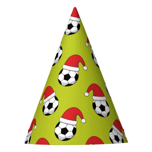 Chapeaux De Fêtes Balle de football de Noël avec le Casquette Père N (Devant)