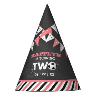 Chapeaux De Fêtes Balle de soccer étoile 2e anniversaire