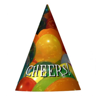 Chapeaux De Fêtes Ballons colorés Design de fête