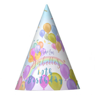 Chapeaux De Fêtes Balloon Pastel Balloons de fête d'anniversaire