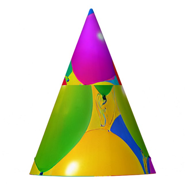 Chapeaux De Fêtes Balloon Style Party Hats (Devant)