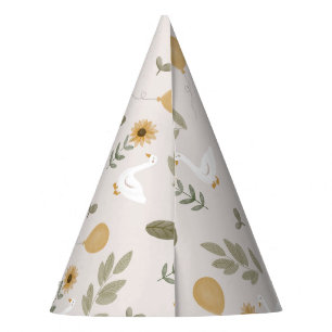 Chapeaux De Fêtes Ballotte jaune de l'oie de ferme