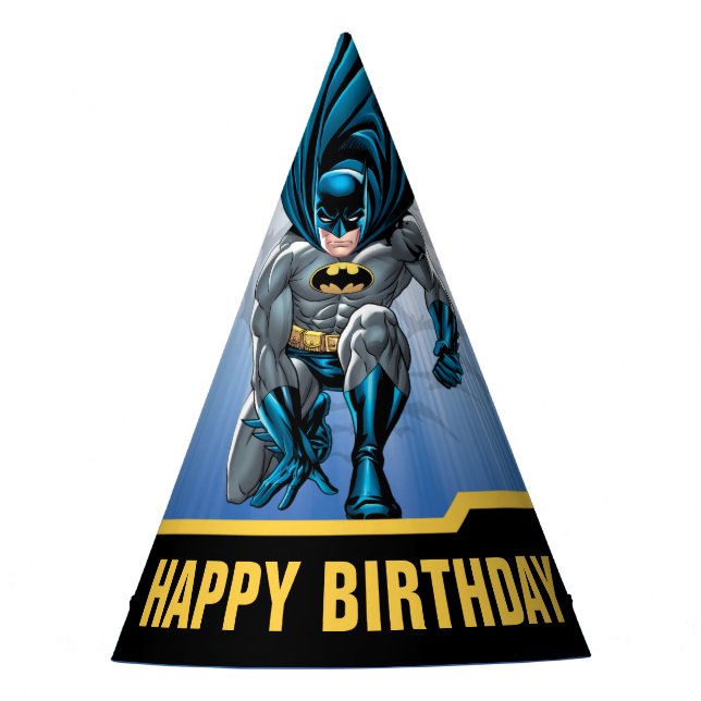 Chapeaux De Fêtes Batman | Happy Birthday (Devant)