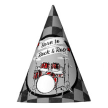 Batteur Anniversaire Né à Rock & Roll Drum Kit
