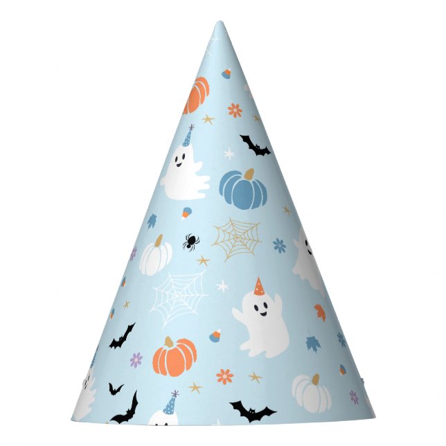 Chapeaux De Fêtes Beau bébé bleu Fantôme Halloween (Devant)