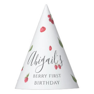 Chapeaux De Fêtes Berry de framboise douce Premier anniversaire