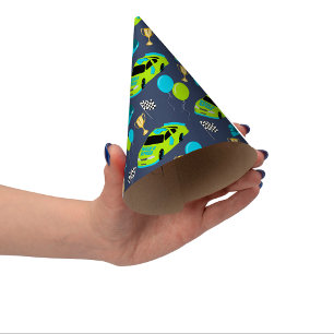Chapeaux De Fêtes Besoin de 4 Speed Race Car Boys 4th Birthday Party