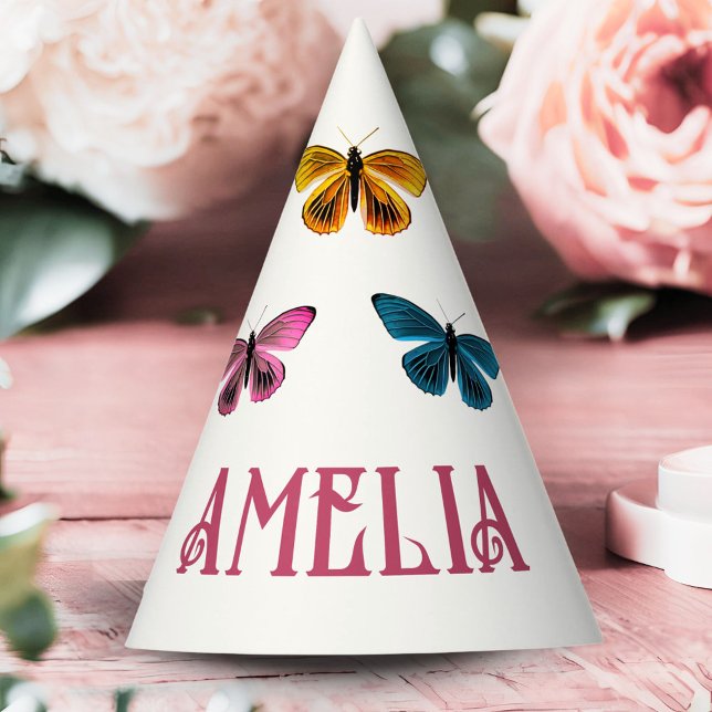 Chapeaux De Fêtes Beurre mignon Nom de la fille Anniversaire (Créateur téléchargé)