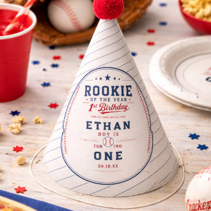 Chapeaux De Fêtes Billet de baseball Recrue de l'année pour 1er anni