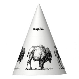 Chapeaux De Fêtes Bison américain de Buffalo
