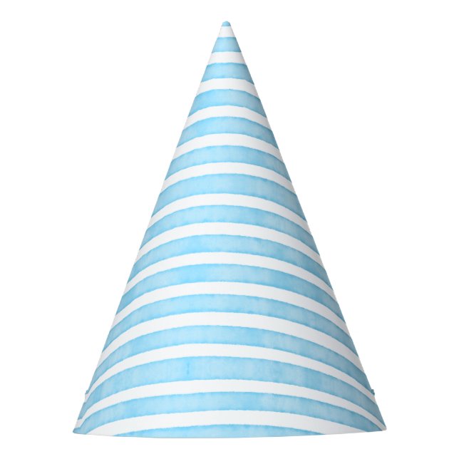 Chapeaux De Fêtes Bleu Aquarelle (Devant)