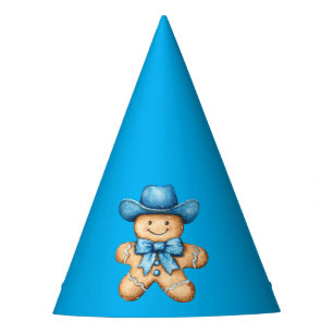 Chapeaux De Fêtes Bleu Cowboy Anniversaire