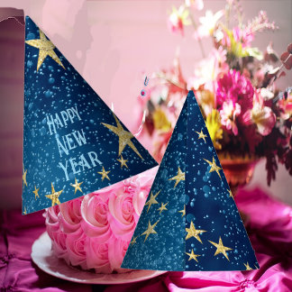 Chapeaux De Fêtes Bleu étincelant Nouvel An Parties scintillant Étoi