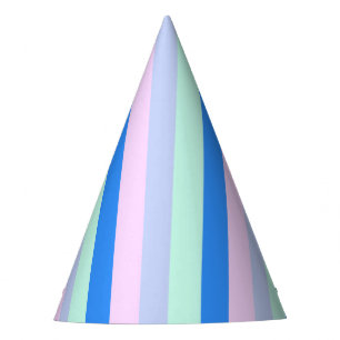 Chapeaux De Fêtes Bleu, Lavande, Rose et Monnaie Pastel Grandes vert