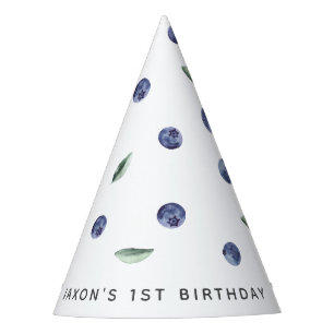 Chapeaux De Fêtes Blueberry 1er Anniversaire