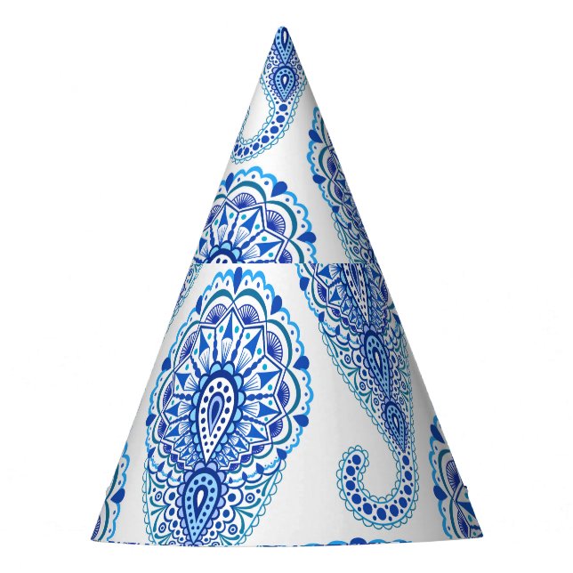 Chapeaux De Fêtes Boho Chic Paisley sans fil Oriental (Devant)