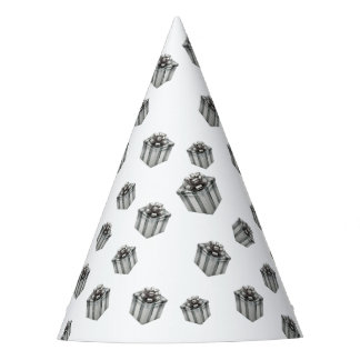Chapeaux De Fêtes Boîtes-cadeaux argentées Élégantes Fêtes de luxe