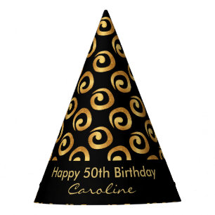 Chapeaux De Fêtes Boucles d'or 50e anniversaire