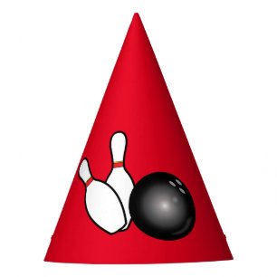 Chapeaux De Fêtes Boule et goupilles d'anniversaire de bowling