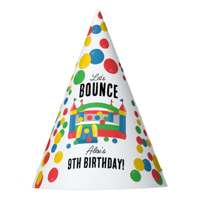 Chapeaux De Fêtes Bounce House Jumping Castle Anniversaire de enfant (Devant)