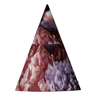 Chapeaux De Fêtes Bouquet d'aster rose : éclairage baroque.