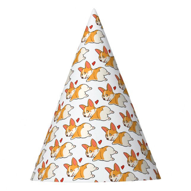 Chapeaux De Fêtes Bouts de corgi (Devant)
