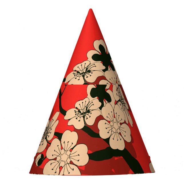 Chapeaux De Fêtes Branche de cerisier japonais : élégant (Devant)