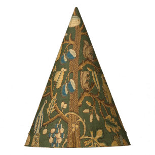 Chapeaux De Fêtes Broderie Anglaise Ancienne Arbre de Vie et Licorne