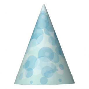 Chapeaux De Fêtes Bulles bleues