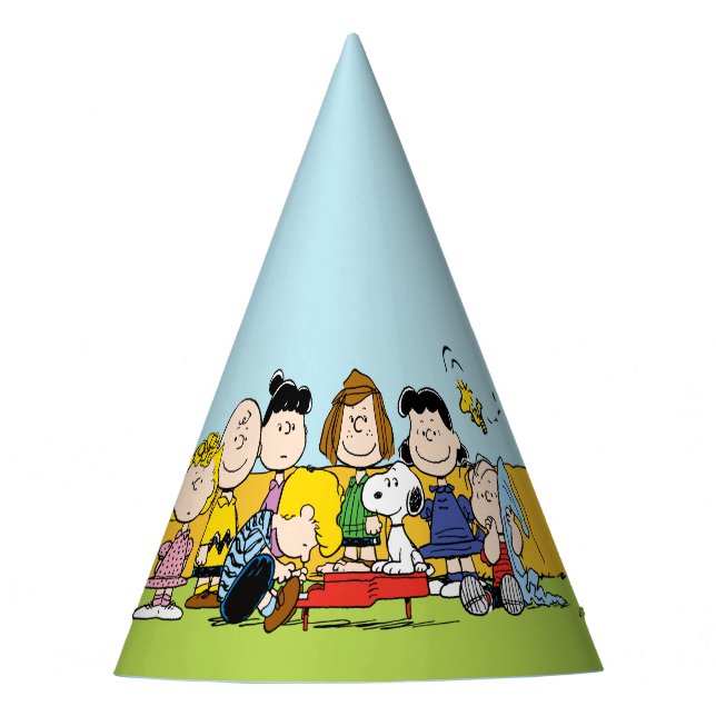 Chapeaux De Fêtes cacahuètes | Charlie Brown et Gang Anniversaire (Devant)
