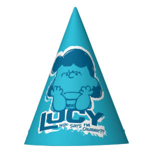 Chapeaux De Fêtes cacahuètes Lucy Who Says I'm Crabby? ?