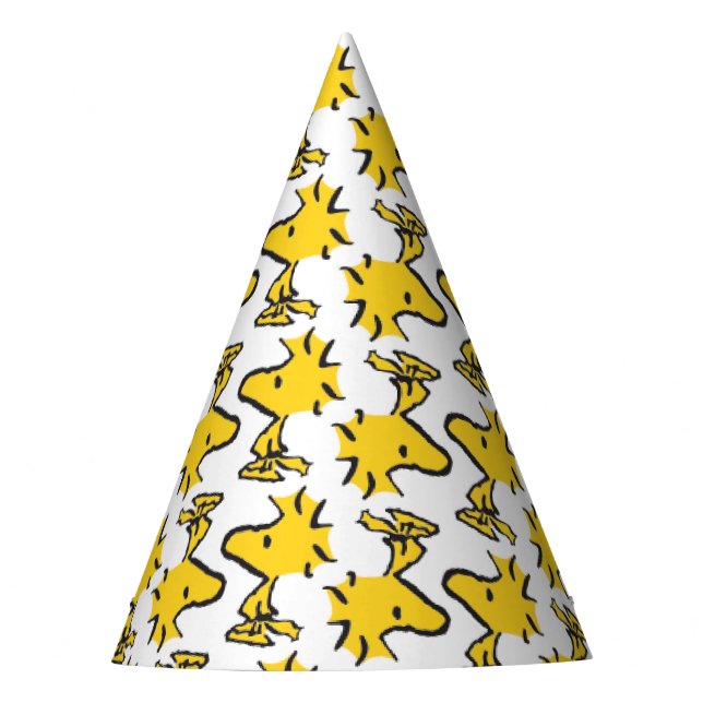Chapeaux De Fêtes cacahuètes | Motif Woodstock (Devant)