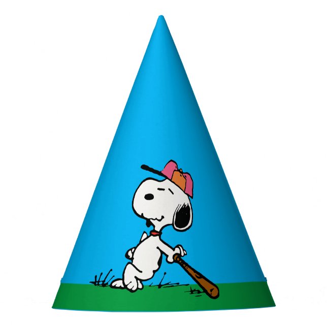 Chapeaux De Fêtes cacahuètes | Snoopy at Bat (Devant)