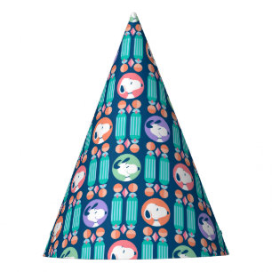 Chapeaux De Fêtes cacahuètes   Snoopy Dark Blue Deco Dreams Motif