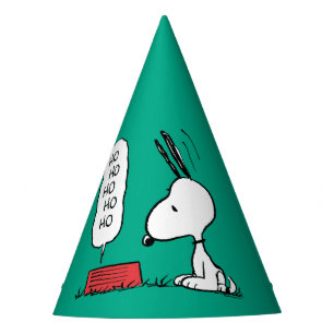 Chapeaux De Fêtes cacahuètes   Snoopy Ho Ho Ho Plat alimentaire