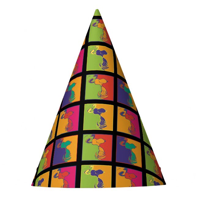 Chapeaux De Fêtes cacahuètes | Snoopy Pop Art Moderne (Devant)