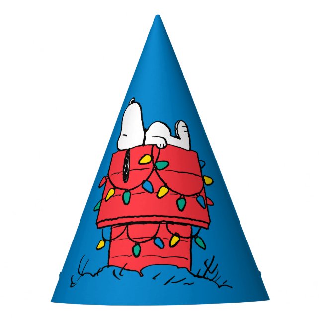 Chapeaux De Fêtes cacahuètes | Snoopy's Dog House With Lights (Devant)