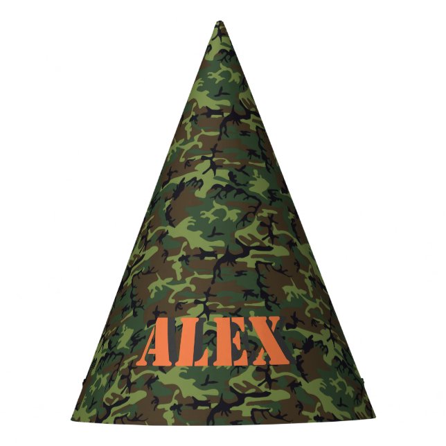 Chapeaux De Fêtes Camo ta fête ! (Devant)