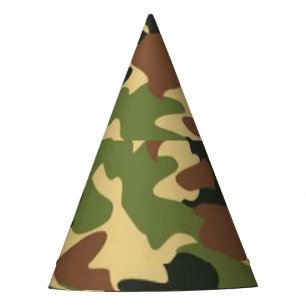 Chapeaux De Fêtes camouflage