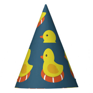 Chapeaux De Fêtes Canard en caoutchouc jaune, mignon, motif sans sou