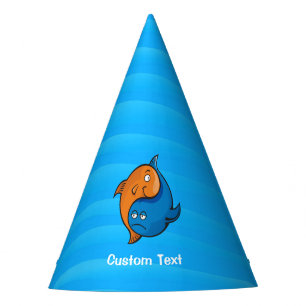 Chapeaux De Fêtes Caricature de poisson Yin Yang
