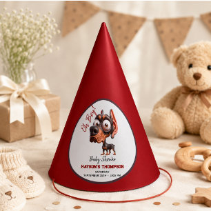 Chapeaux De Fêtes Caricatures de chien mignons Baby Shower pour garç