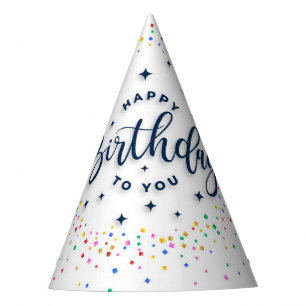 Chapeaux De Fêtes Casquette classique de fête d'anniversaire du cône