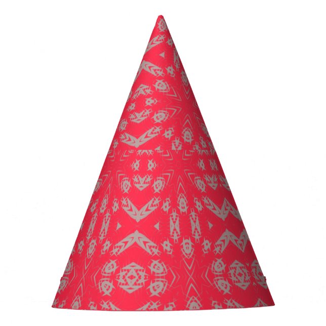 Chapeaux De Fêtes Casquette de fête avec Motif rose chaud (Devant)