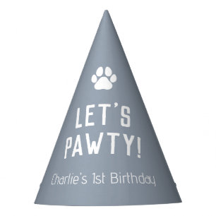 Chapeaux De Fêtes Casquette de fête d'anniversaire de Pawty Dog