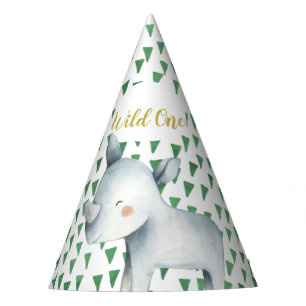 Chapeaux De Fêtes Casquette de fête d'anniversaire du Wild One Safa