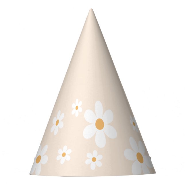 Chapeaux De Fêtes casquette de fête de la marguerite rétro (Devant)