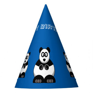Chapeaux De Fêtes Casquette de la fête d'anniversaire de Panda