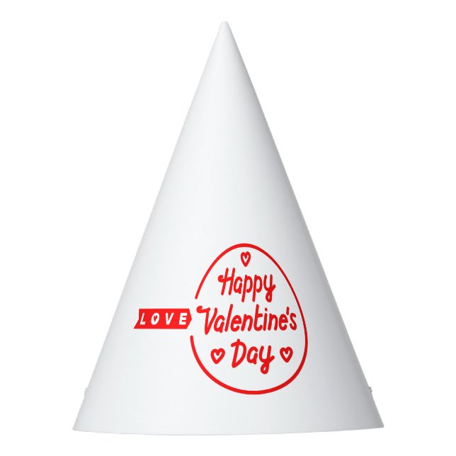 Chapeaux De Fêtes Casquette de la fête de l'amour Heureuse Sainte-Va (Devant)